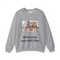 Crewneck Sweatshirt — Custom "Print It Your Way" Graphic Pullover