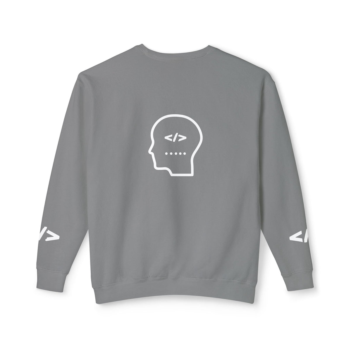 Holy Code Crewneck Sweatshirt — "Divine Purpose" Programmer Graphic