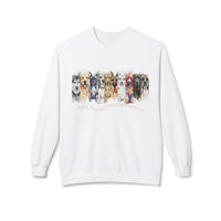 Dog Lover Crewneck Sweatshirt — Watercolor Pack with "Faith, Fur and Unconditional love"