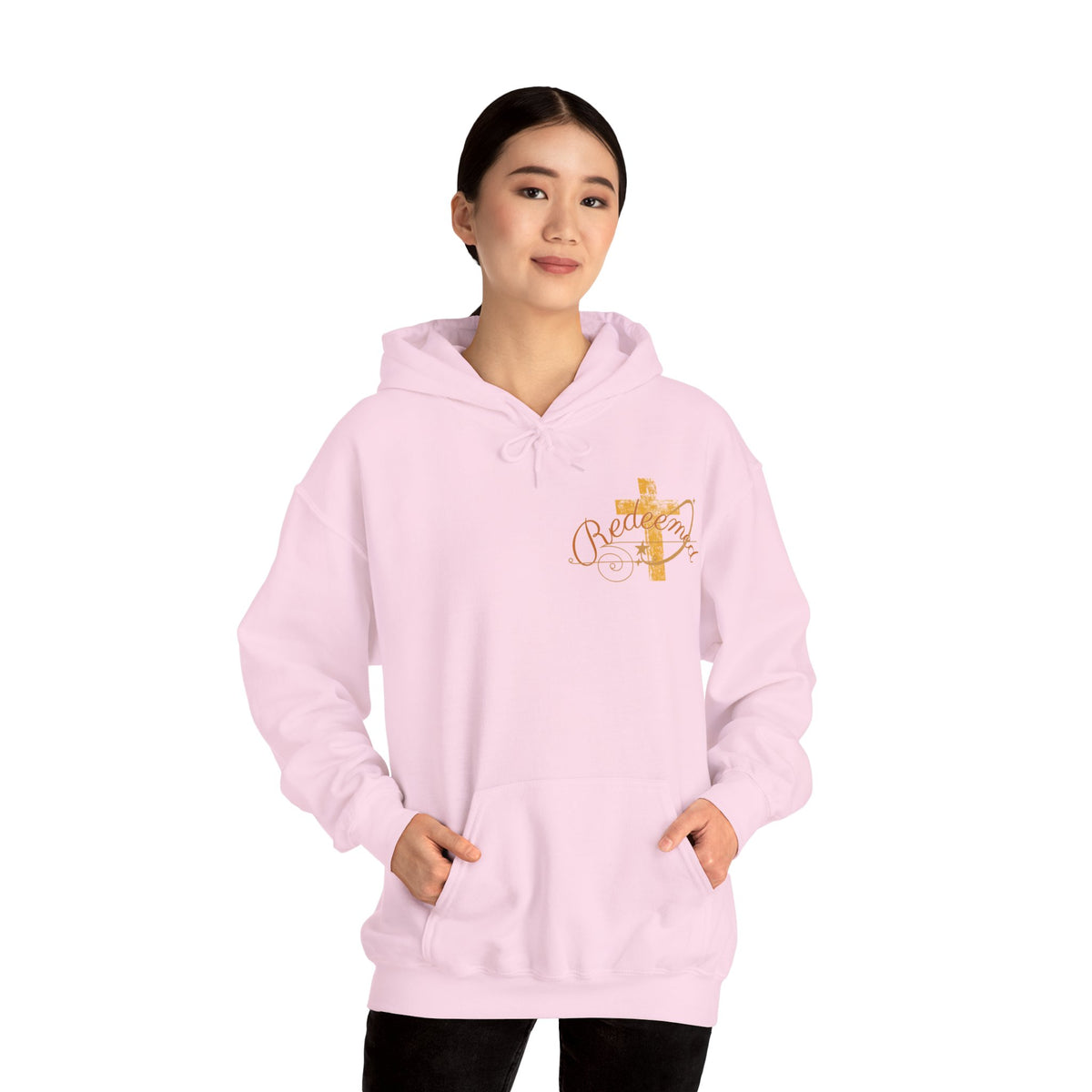 Saved Hoodie — Christian Cross Inspirational Pullover