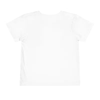 Toddler Tee — Cute Kawaii Strawberry "Powered by Faith & Giggles" Kids Shirt