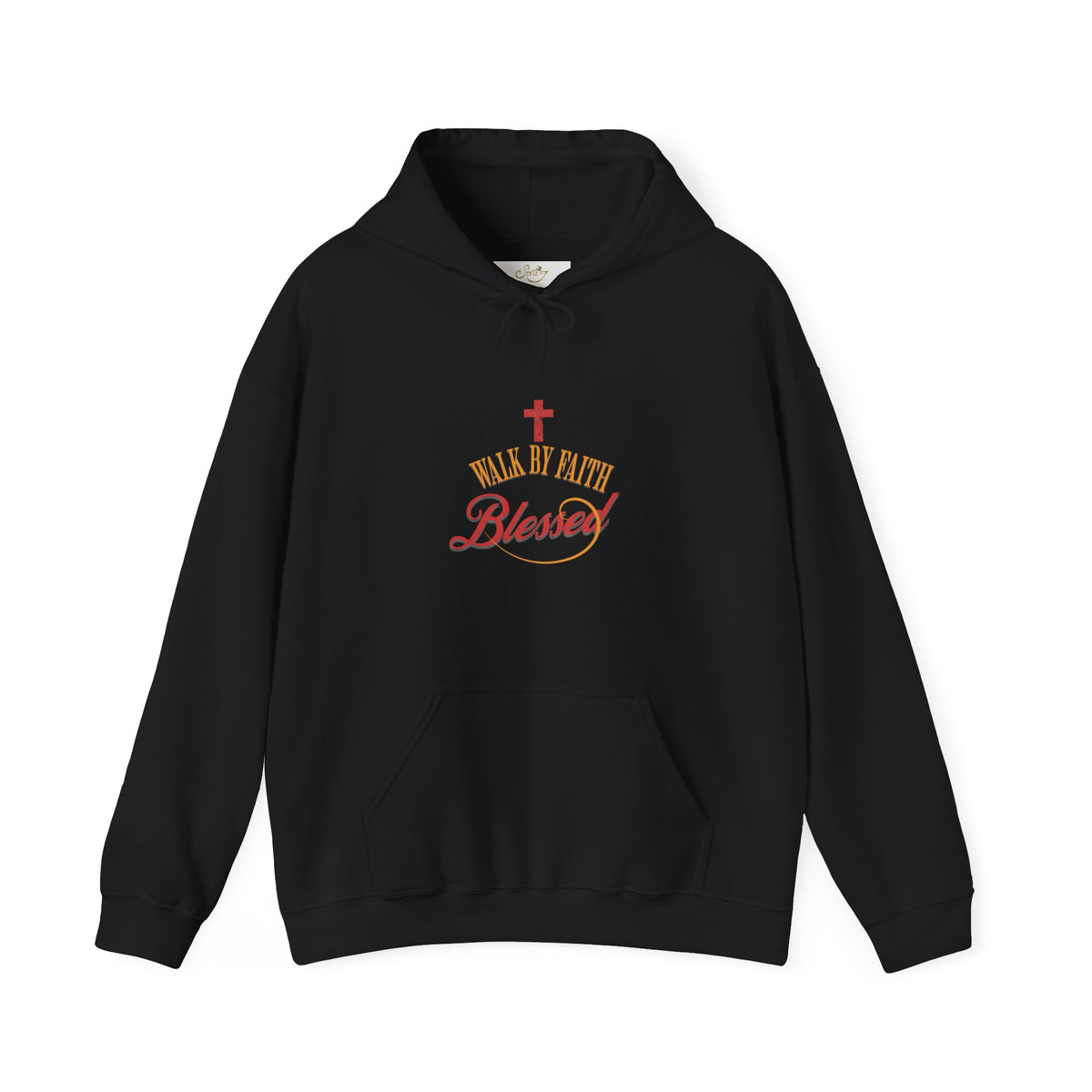 Blessed Faith Hoodie — "Walk by Faith" Christian Pullover