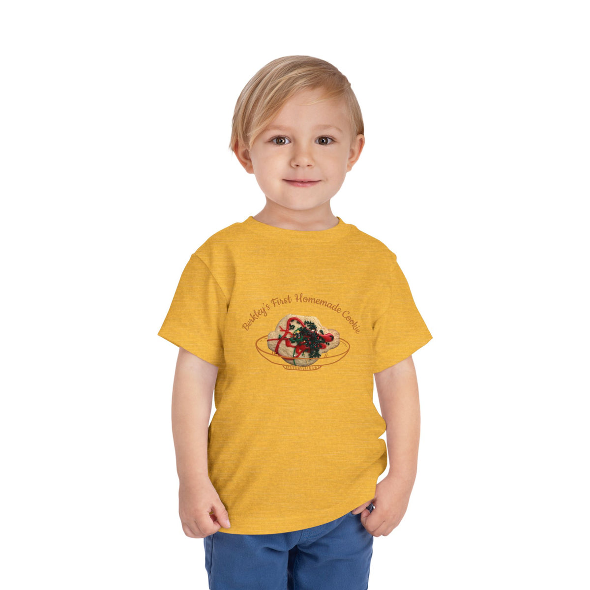 Toddler Tee — "Love Nana" Cute Heart & Homemade Cookies Kids T-Shirt