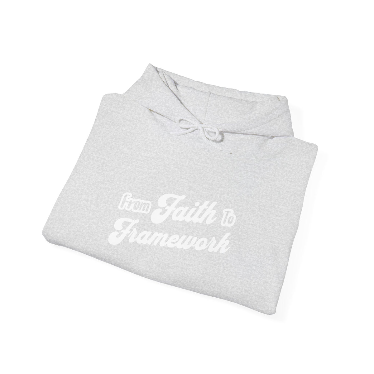 Faith & Framework Hoodie — Inspirational Christian Pullover