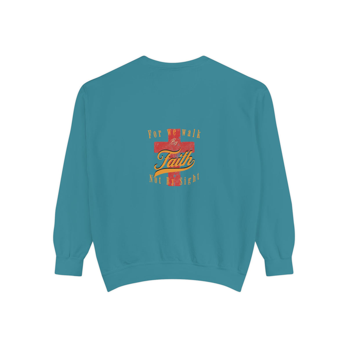 Unisex Blessed Faith Sweatshirt — Christian Cross Pullover
