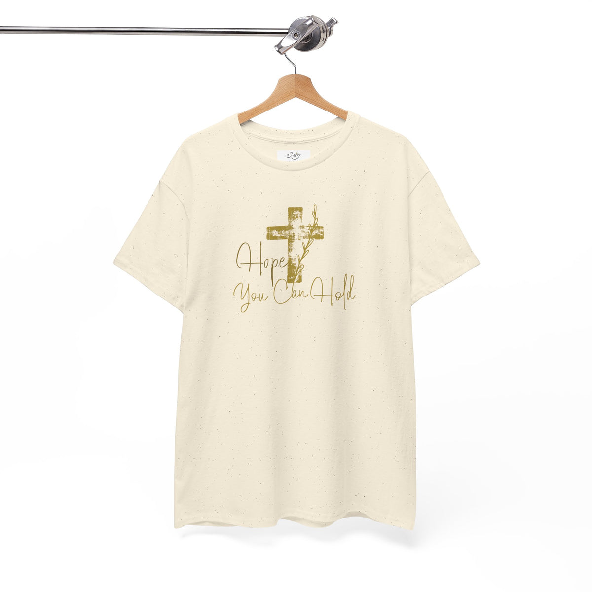 Christian T-Shirt - 'Hope You Can Hold' Gold Cross Tee