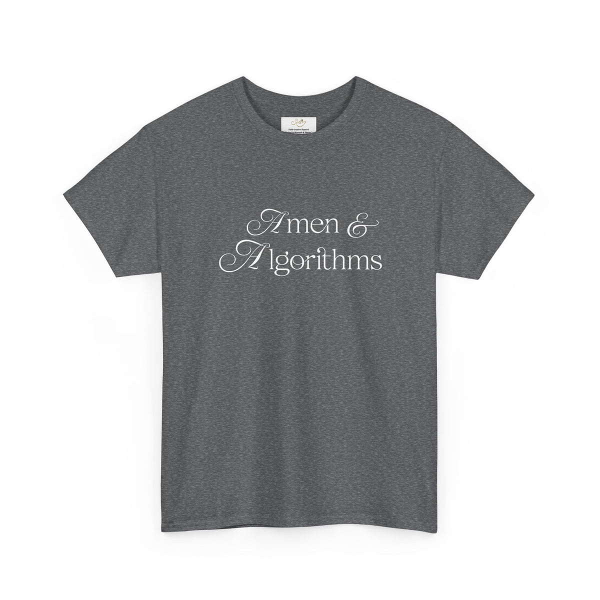Amen & Algorithms T‑Shirt — “Blessed with Intelligence” Graphic Tee