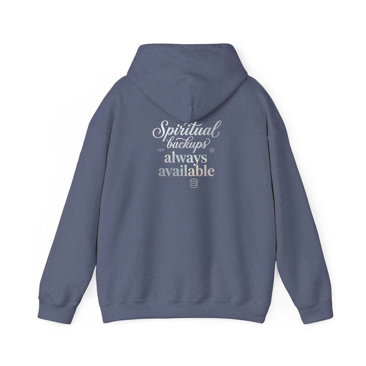 Cloud-Based Faith Hoodie — "No Storage Limits" Spiritual Backup Sweatshirt
