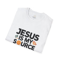 Jesus Is My Source Code T-Shirt — Christian Programmer Tee