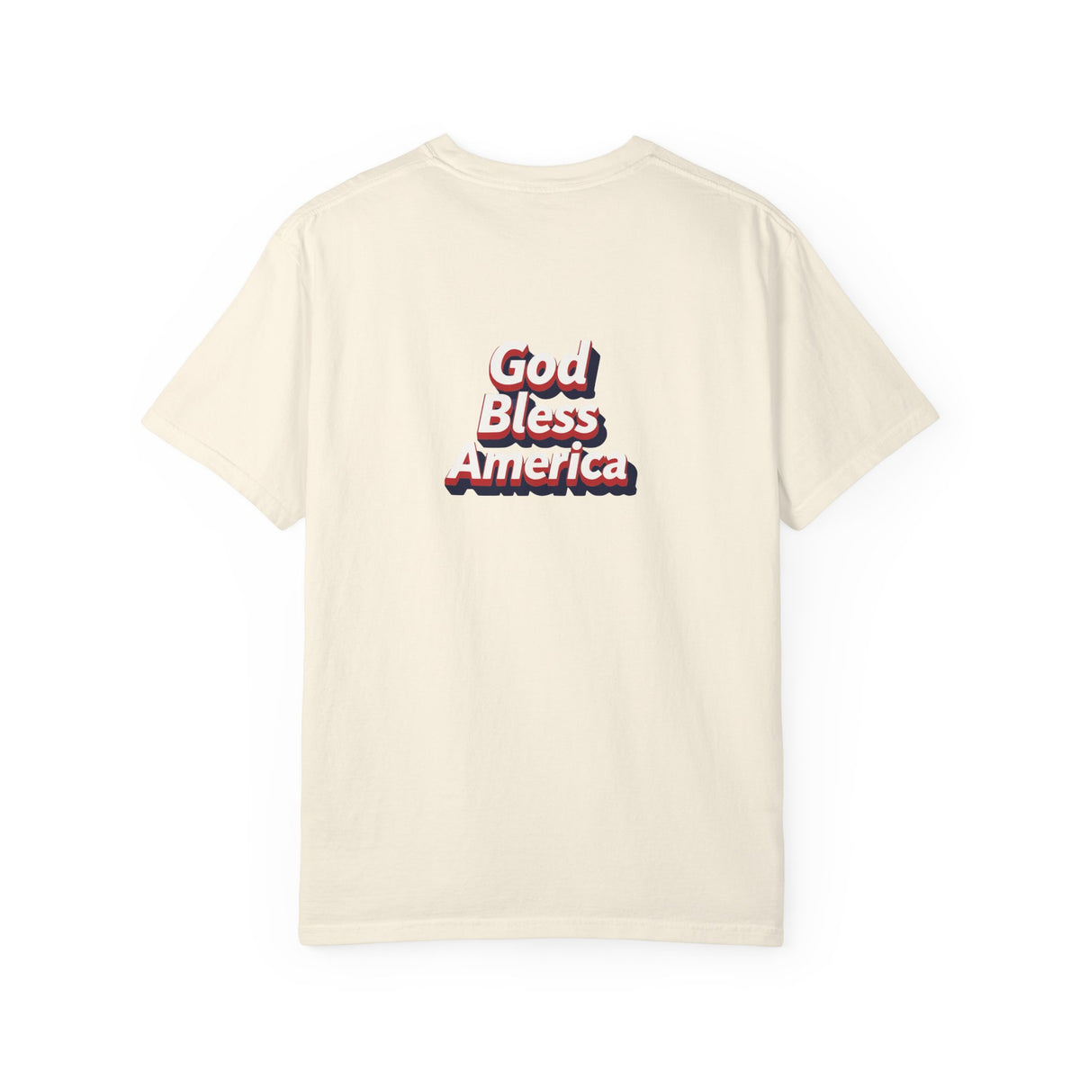 Patriotic T-Shirt — "250 Years Bold, United We Stand" with "God Bless America"