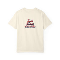 Patriotic T-Shirt — "250 Years Bold, United We Stand" with "God Bless America"