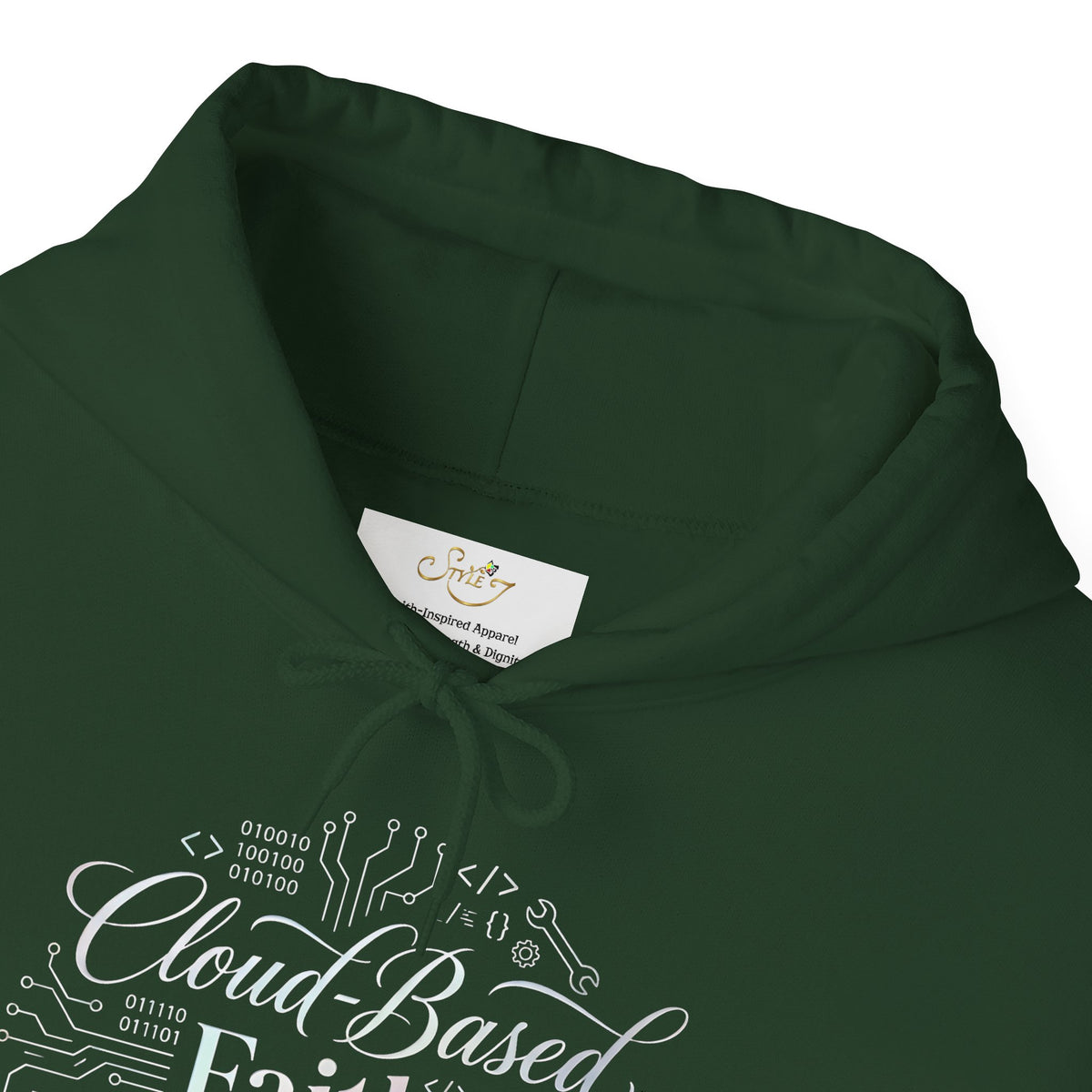 Cloud-Based Faith Hoodie — "No Storage Limits" Spiritual Backup Sweatshirt