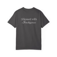T-Shirt — 'Amen & Algorithms' / 'Blessed with Intelligence' Vintage Garment-Dyed Tee
