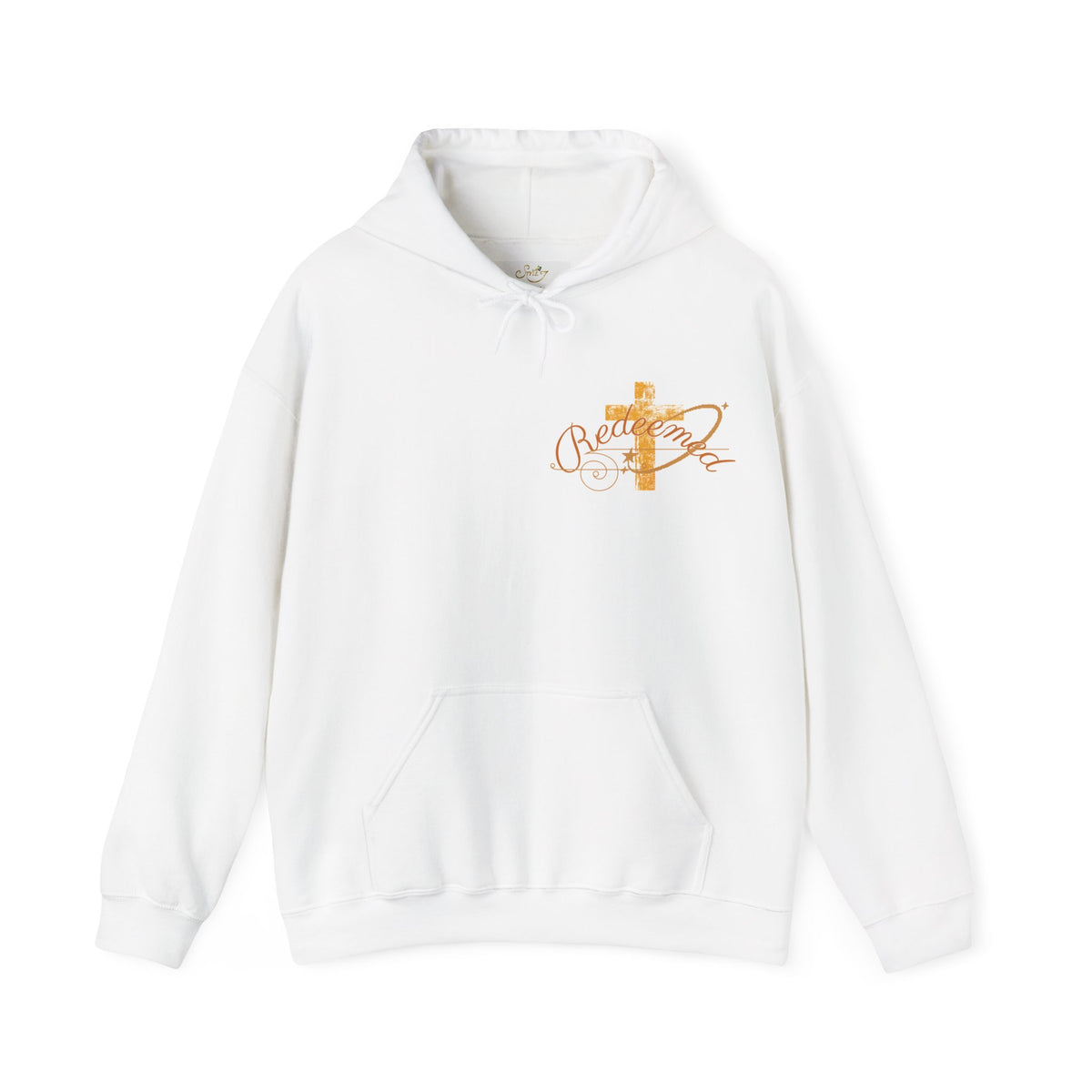 Redeemed Hoodie — Christian Cross Inspirational Pullover