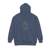 Laptop CEO Hoodie — 'Be Your Own Boss' Graphic Garment-Dyed Hoodie