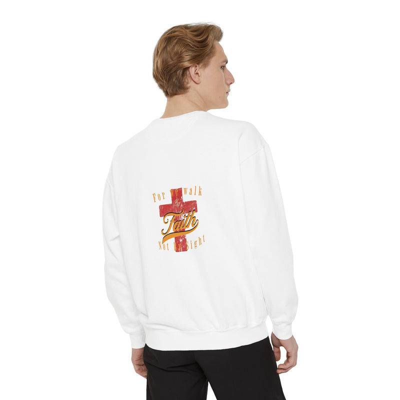 Unisex Blessed Faith Sweatshirt — Christian Cross Pullover