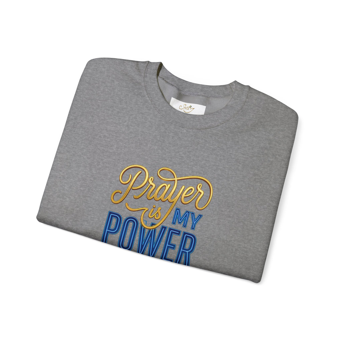 Prayer Is My Power Crewneck Sweatshirt — Inspirational Faith Sweatshirt