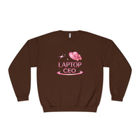 Be Your Own Boss Women’s CEO Sweatshirt — Laptop Boss Crewneck