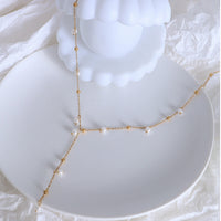 18K Gold-Plated Pearl Drop Necklace