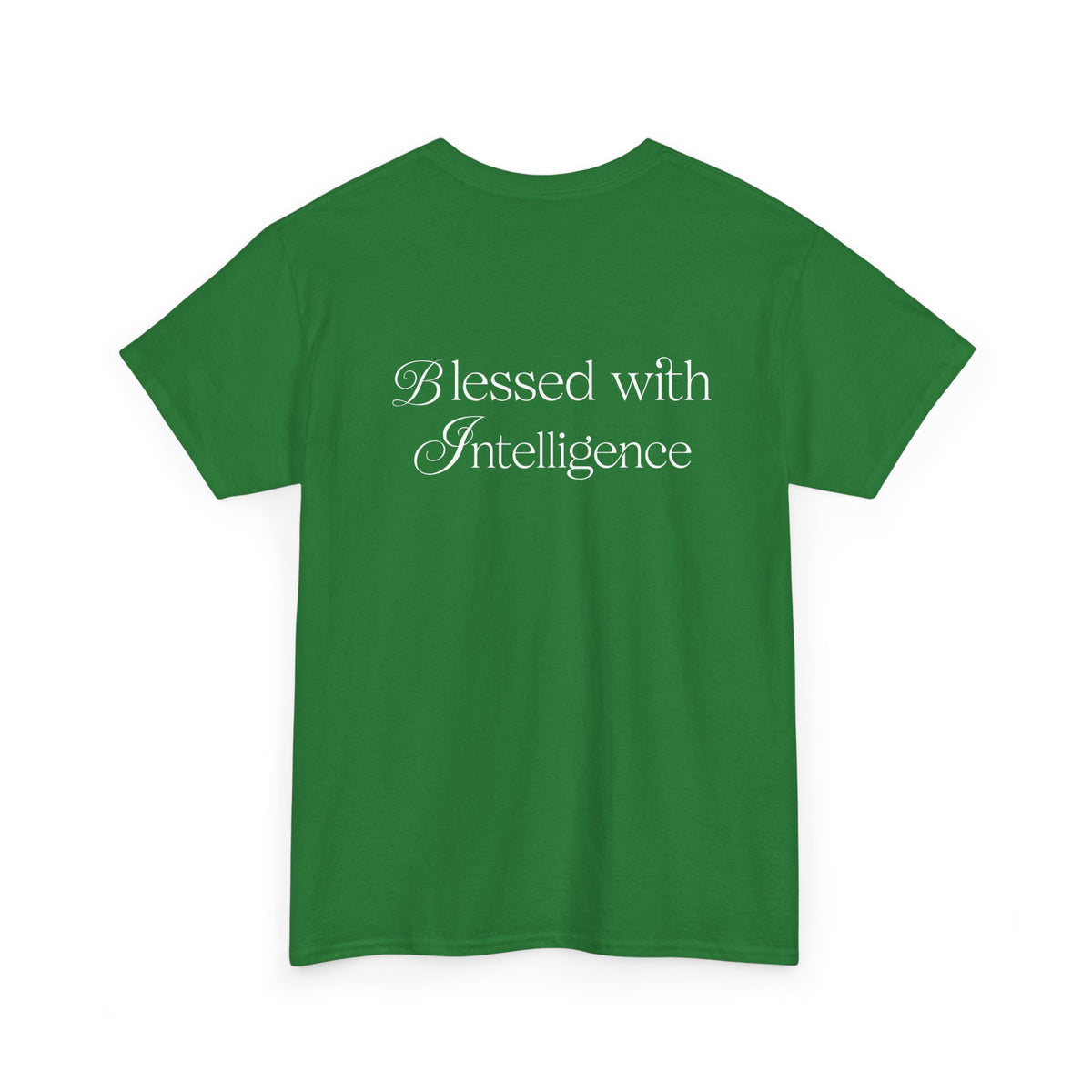 Amen & Algorithms T‑Shirt — “Blessed with Intelligence” Graphic Tee