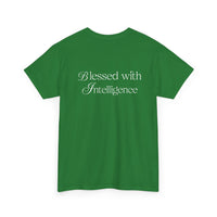 Amen & Algorithms T‑Shirt — “Blessed with Intelligence” Graphic Tee