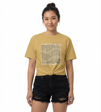 Pray Trust Repeat T-Shirt — Faith-Inspired Graphic Tee