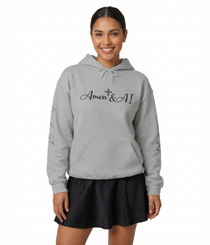 Amen & AI Unisex Heavy Blend™ Hooded Sweatshirt