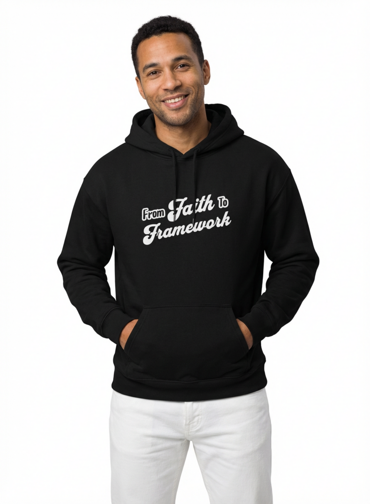 Faith & Framework Hoodie — Inspirational Christian Pullover