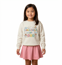 I Am A Child of God Toddler Sweatshirt — Cute Religious Kids Pullover