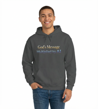 God's Message Multiplied by AI Hoodie — Faith & Tech Graphic Hoodie