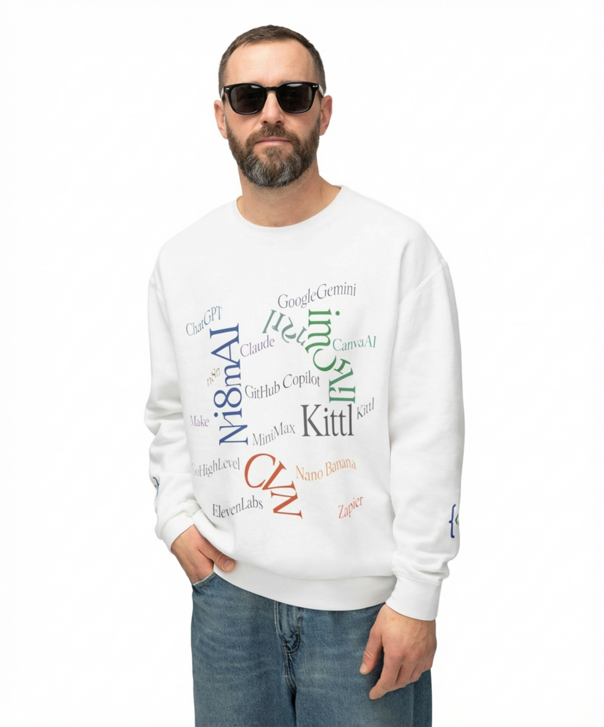 Developer Mindset Sweatshirt — AI Models & Tools Print