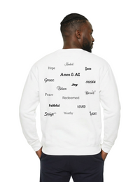 Amen & AI Sweatshirt — Faith-Inspired Typography Crewneck