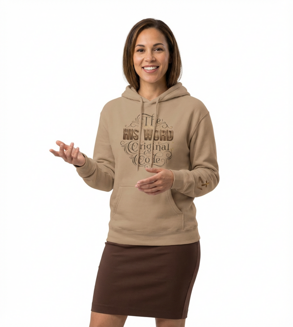 His Word: The Original Code Hoodie — John 1:1 Christian Sweatshirt