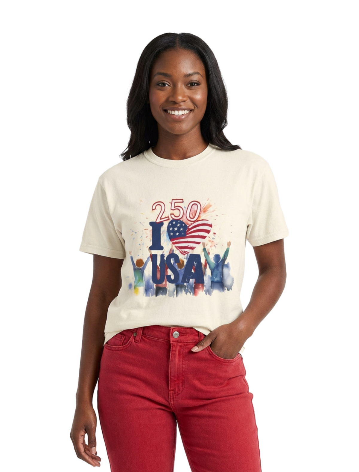I Love USA 250th Anniversary T-Shirt