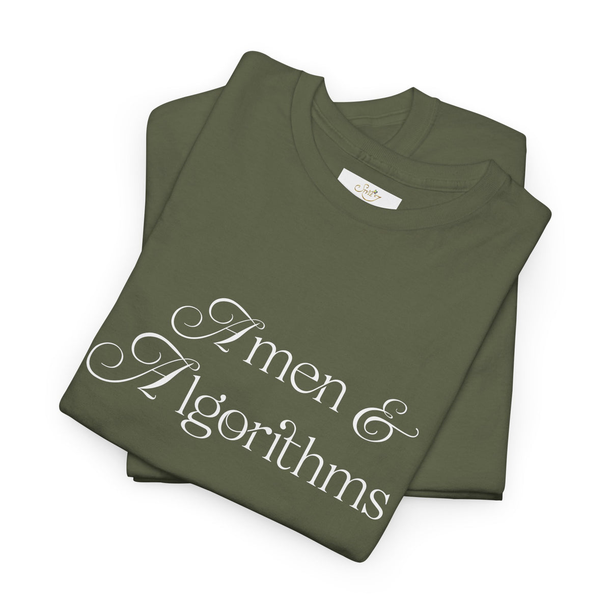 Amen & Algorithms T‑Shirt — “Blessed with Intelligence” Graphic Tee