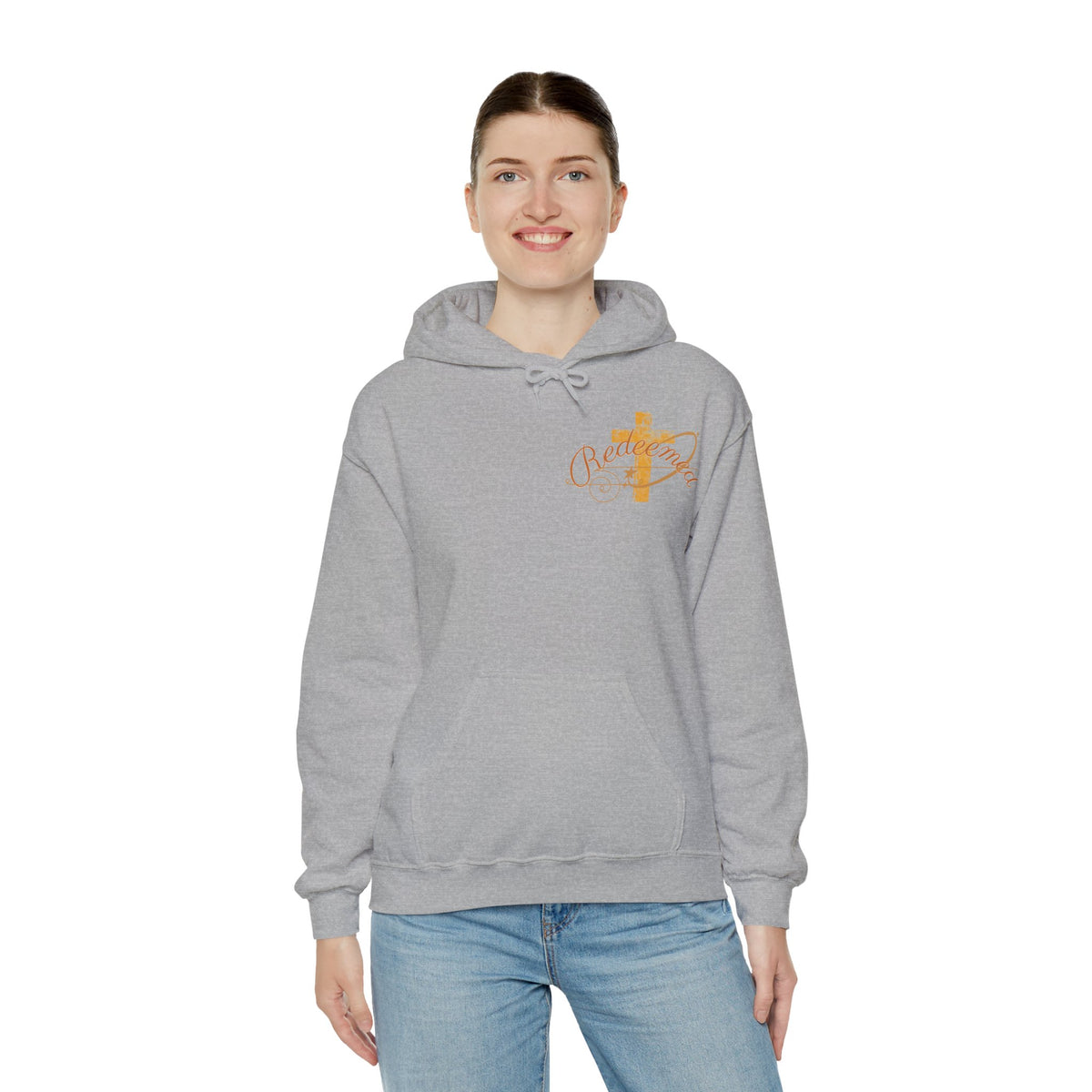 Saved Hoodie — Christian Cross Inspirational Pullover