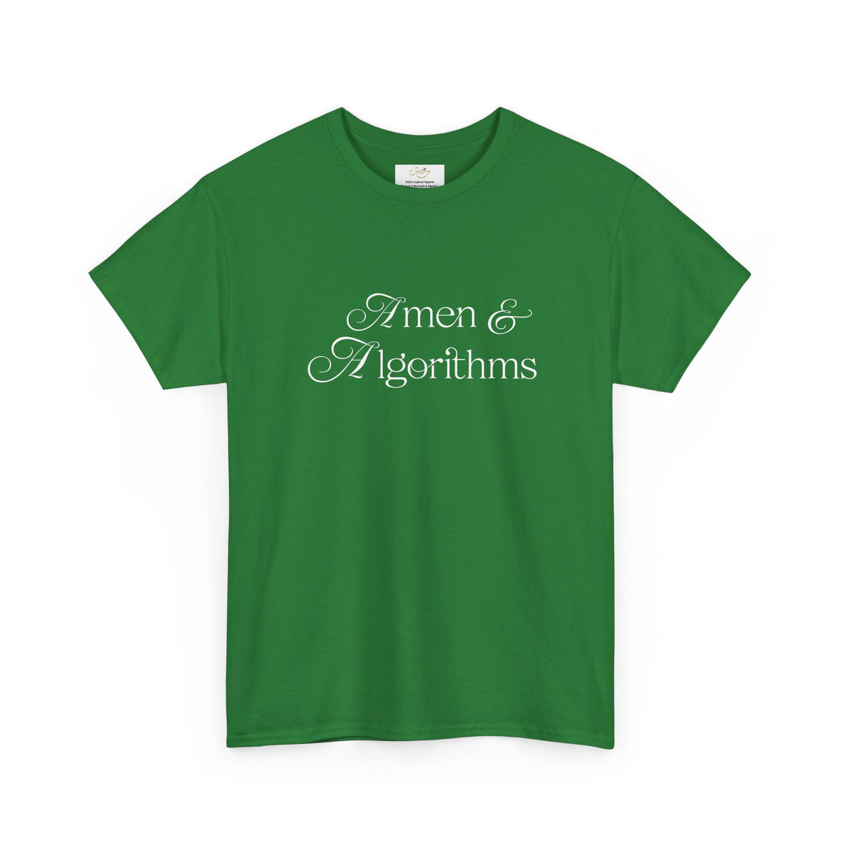 Amen & Algorithms T‑Shirt — “Blessed with Intelligence” Graphic Tee
