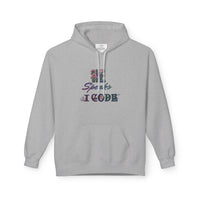 He Speaks I Code Hoodie - Floral Programmer Sweatshirt