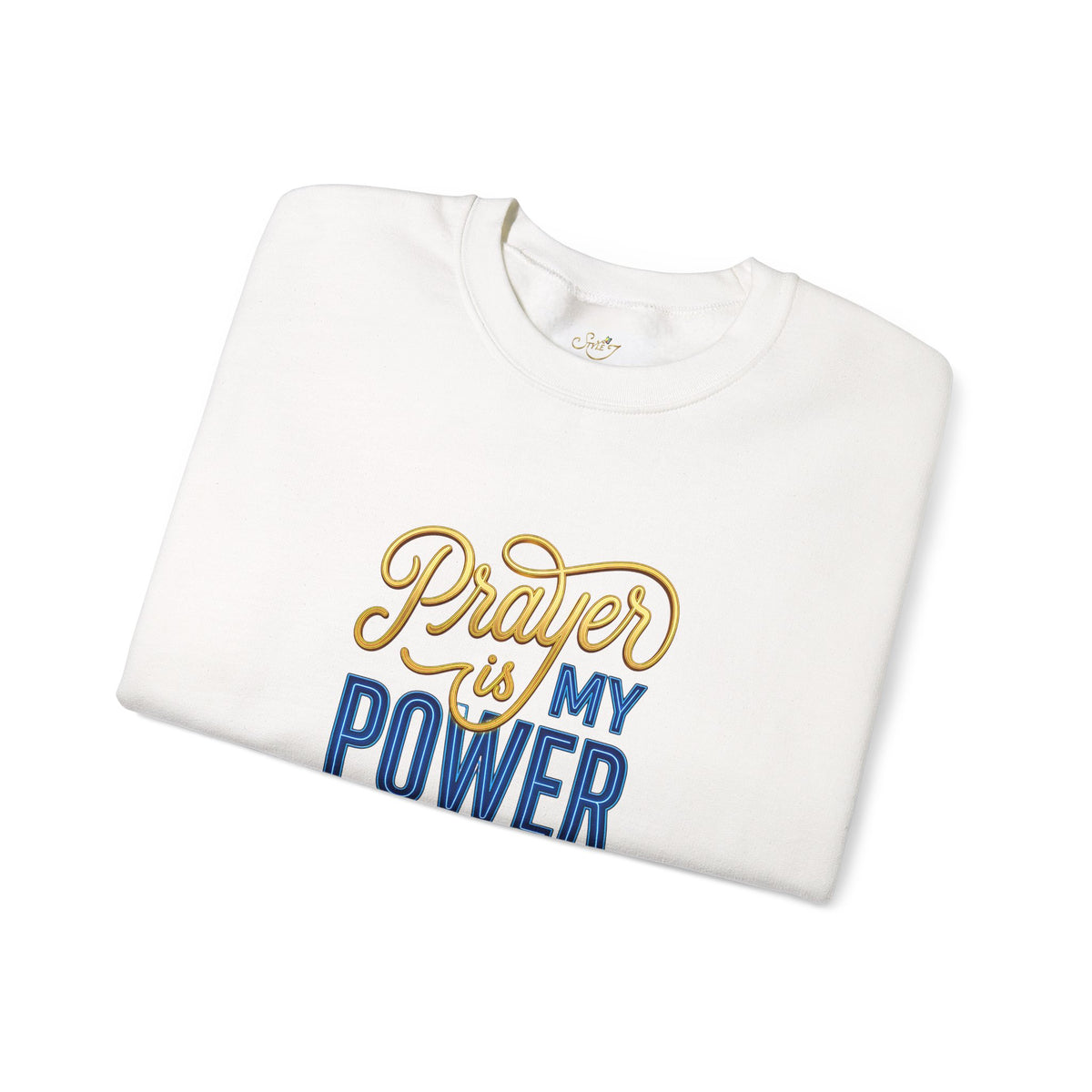 Prayer Is My Power Crewneck Sweatshirt — Inspirational Faith Sweatshirt