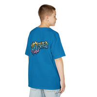 Kids 'Child of Light' Graphic Tee — Colorful Hand-Lettered 'Cherished' Back Design
