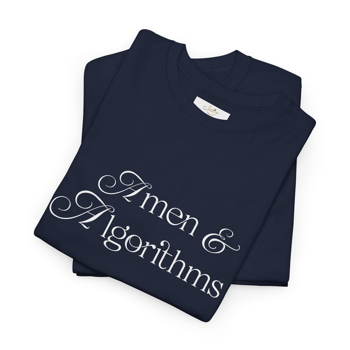 Amen & Algorithms T‑Shirt — “Blessed with Intelligence” Graphic Tee