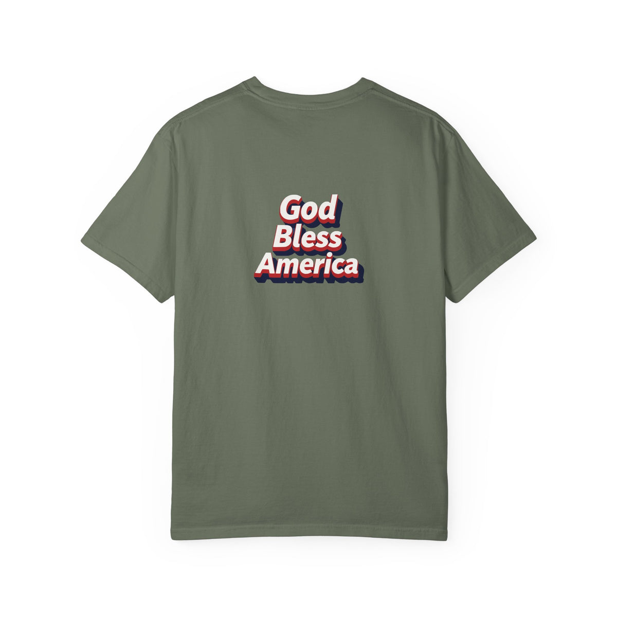 Patriotic T-Shirt — "250 Years Bold, United We Stand" with "God Bless America"
