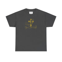 Christian T-Shirt - 'Hope You Can Hold' Gold Cross Tee