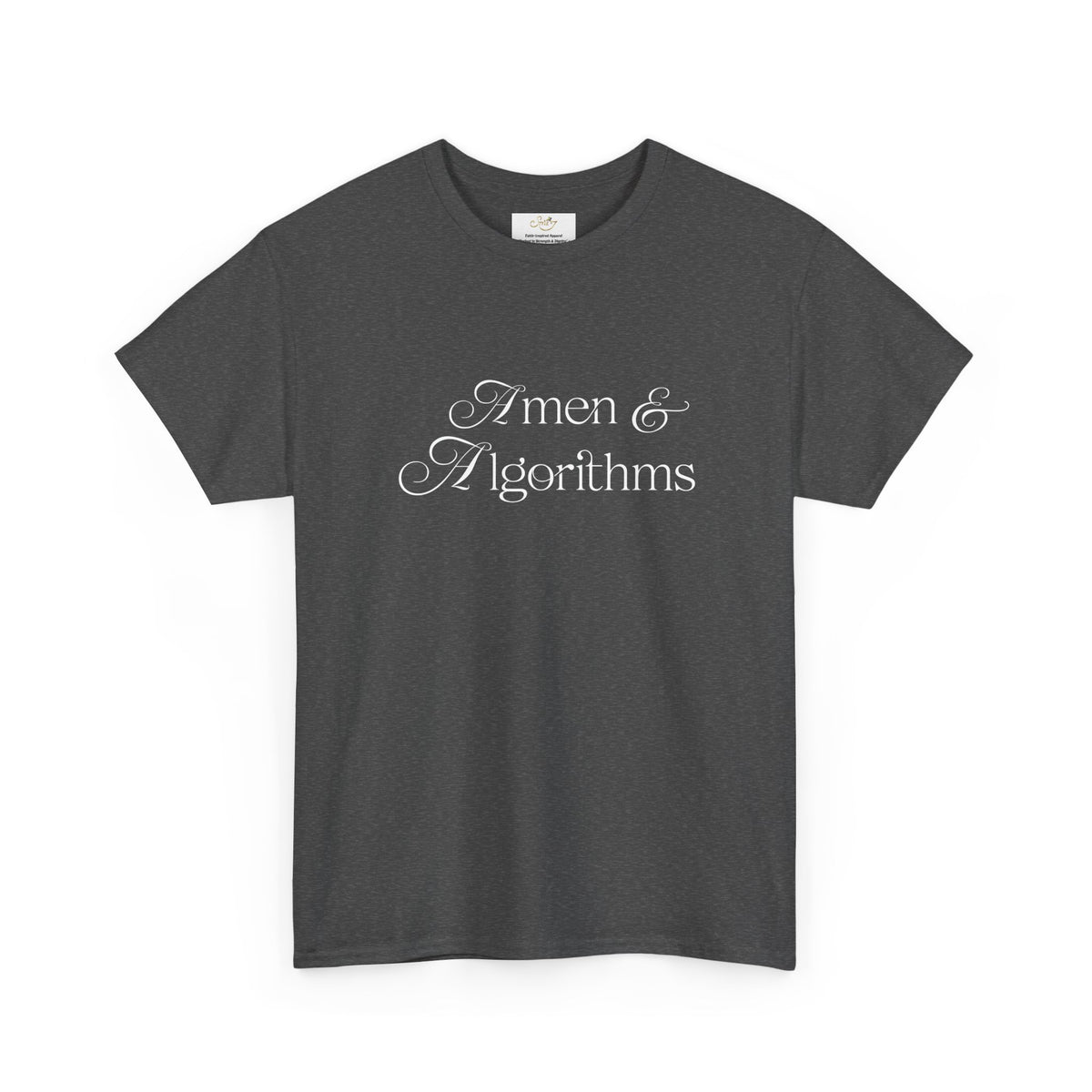Amen & Algorithms T‑Shirt — “Blessed with Intelligence” Graphic Tee