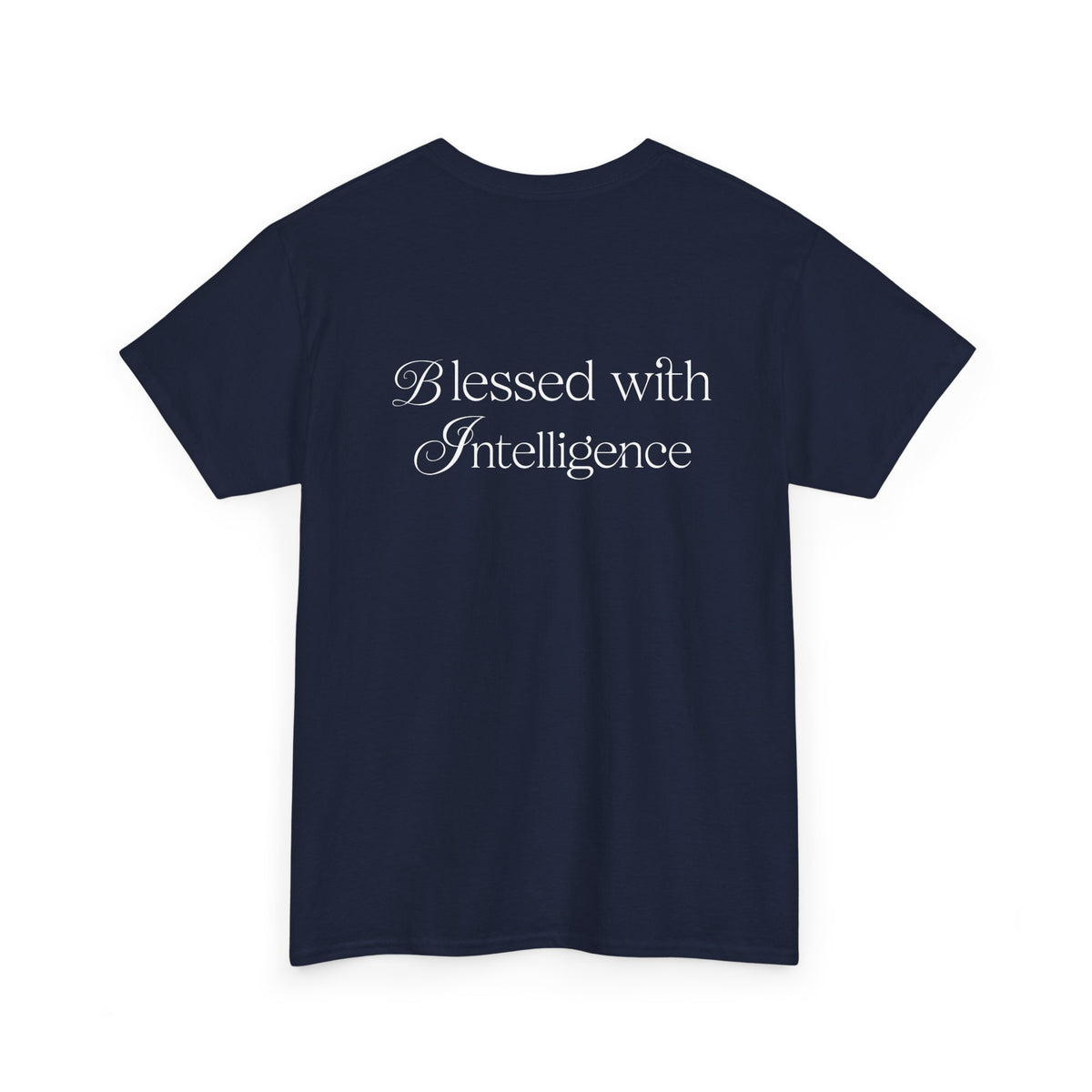 Amen & Algorithms T‑Shirt — “Blessed with Intelligence” Graphic Tee