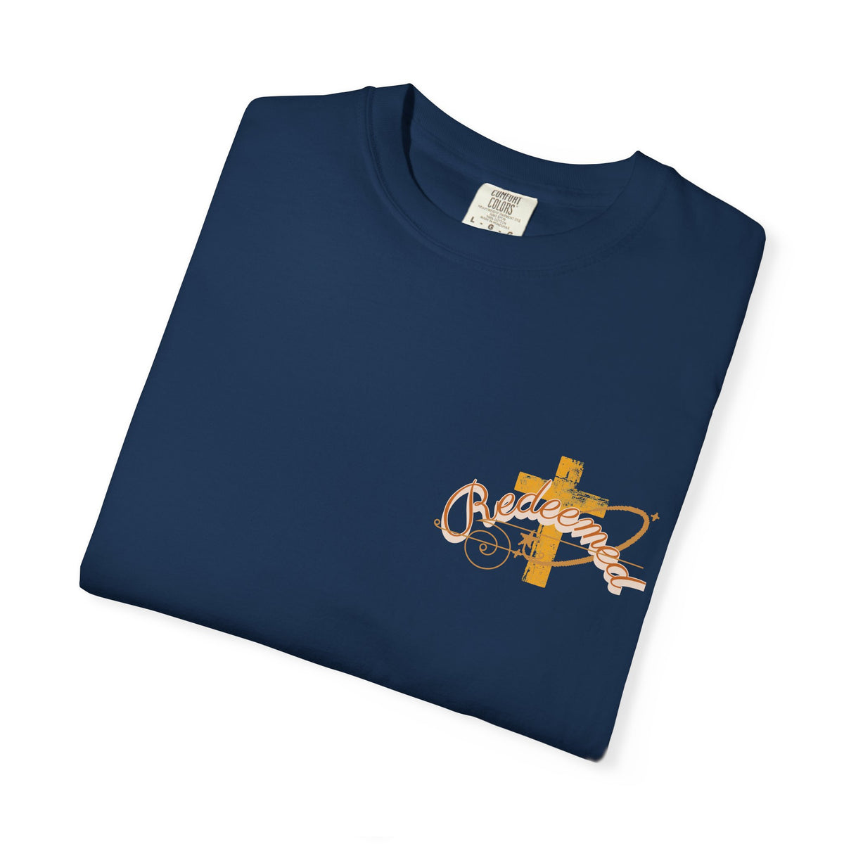 Redeemed Script T-Shirt — 'Salvador' Beach Vibe Graphic Tee
