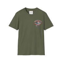 Christian Cross T‑Shirt — "Wear Truth Share Grace" Front & "Blessed" Back