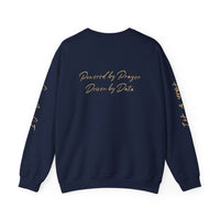 Christian AI Crewneck Sweatshirt - "Amen & AI" Gold Script, "Powered by Prayer, Driven by Data"