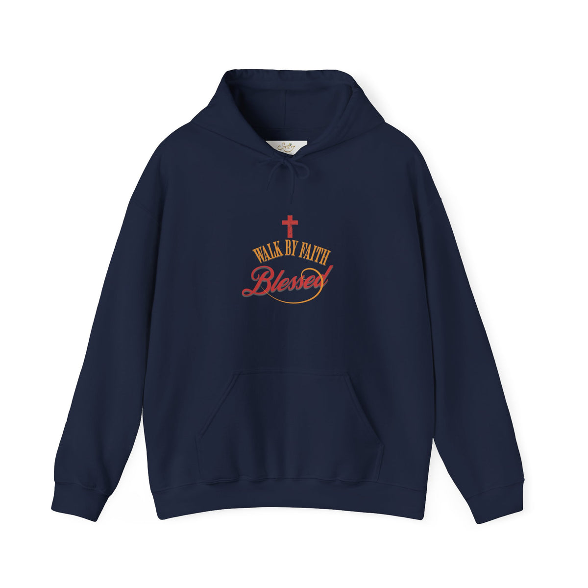 Blessed Faith Hoodie — "Walk by Faith" Christian Pullover