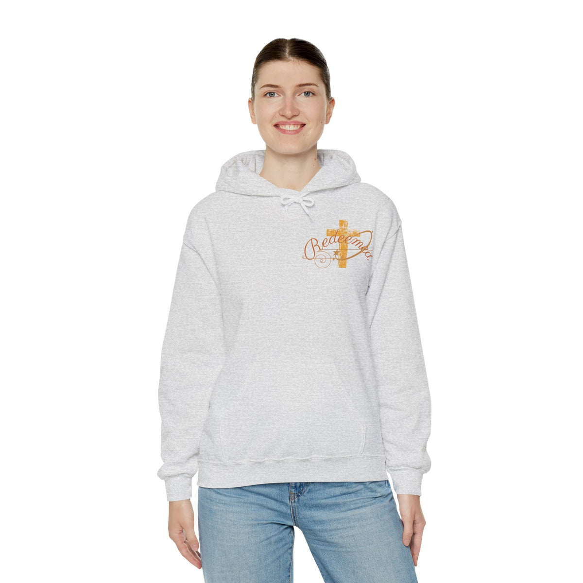 Saved Hoodie — Christian Cross Inspirational Pullover